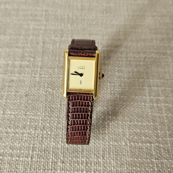Cartier Accessories - Vintage Must de Cartier Tank Watch